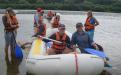 На човні Любов та Сашко – «сонечко» Хорунжаки